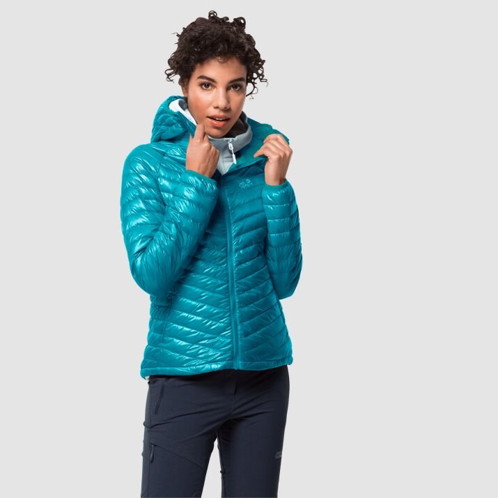 Chamarra Pluma Jack Wolfskin Atmosphere Mujer Verdes Oscuro Mexico-1549231